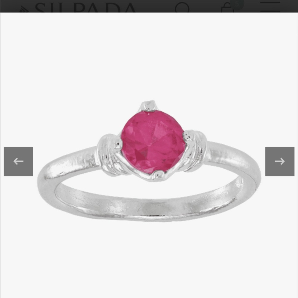 Red Essence Ring size 8 nib